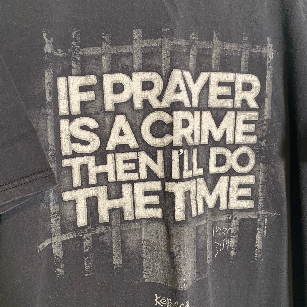 Vintage Scripture Screen Print Tee - Picture 2 of 7